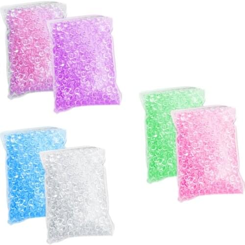 150g Clear Colors Fish bowl Beads Fishbowl Slime Crystal Pearls Beads for Crunchy Slime DIY Craft Decoration Beads Vase Tools