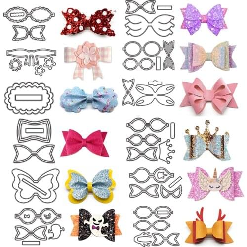 3D Bowknot Metal Cutting Dies for DIY Scrapbooking Album Decorative Crafts Embossing Paper Cards Making 2021 New Bows Die cuts