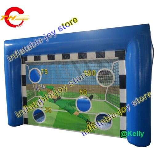 3x1.5x2mH custom made inflatable football goal game, durable inflatable football toss shoot out sport games for sale