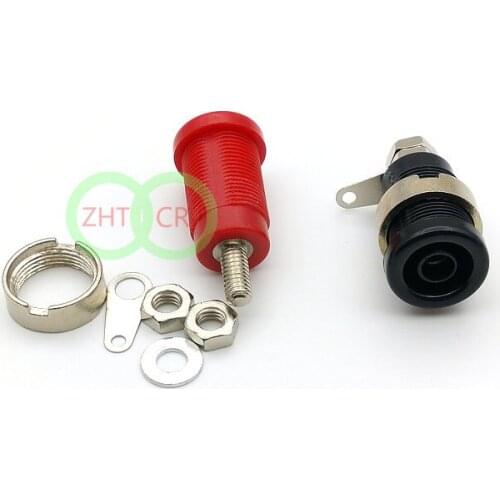 4mm Banana Jack Binding Post Nut for Multimeter banana socket connector New