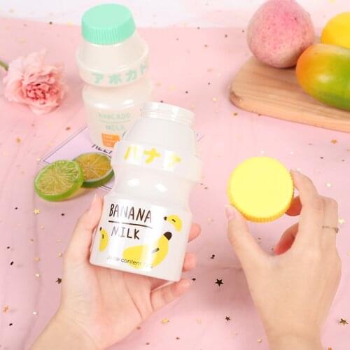 480ml Fruit Portable Yakult Water Bottle Travel Water Bottle For Children And Girls Drop-proof Cute Water Cup