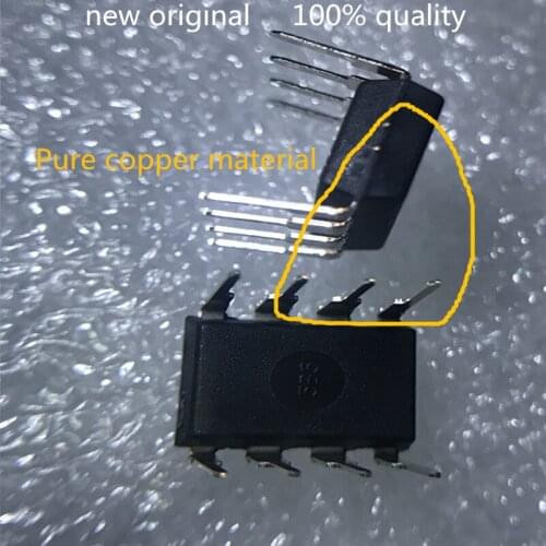 5PCS TLC555IP TLP555 DIP-8 good quality made in Mexico Pure copper material new