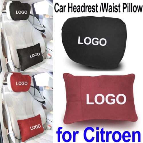 1PCS Auto Car Headrest Waist Pillow Seat Lumbar Support Pillow Cushion for Picasso C2/C3/C4C5/C6/C8/DS3/DS4/DS5/Nemo/C-Quatre
