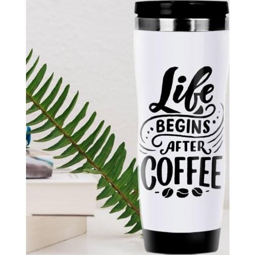 BK Gift Coffee Design Steel Thermos Bardak-22
