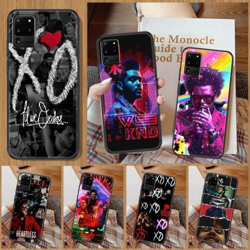The weeknd After Hours Phone case For Samsung Galaxy Note 4 8 9 10 20 S8 S9 S10 S10E S20 Plus UITRA Ultra black painting hoesjes