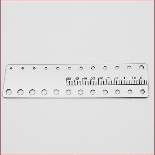 1 PC High Quality Dental Instrument Stainless Steel Endo Ruler Span Measure Scale Endodontic Dental Material