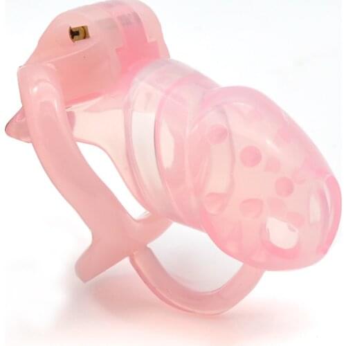 HT v3 Cock Cage Penis ring Male Small/Standard barbed Silicone Cage With fixed Resin Ring Chastity Device Adult Sex toys A362-3