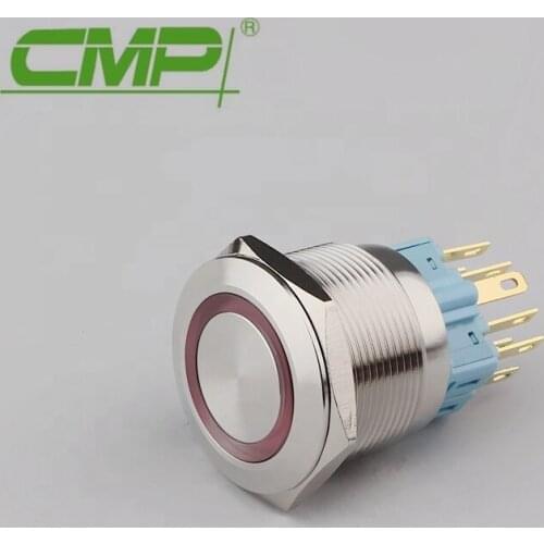 CMP Illuminated 220v Push Button momentary Switch