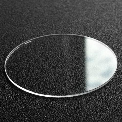 Watch Glass Round Mineral Glass Flat Thick 1.2mm Diameter30-39.5mm Watch Transparent Crystal Glass Plane Watch Replacement Parts