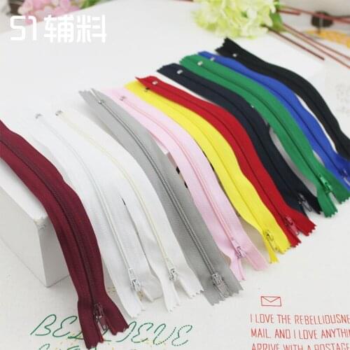 Number 3, Nylon Zipper, Suit, Trousers, Shorts, Self-locking Zipper, 18cm. 100/bag