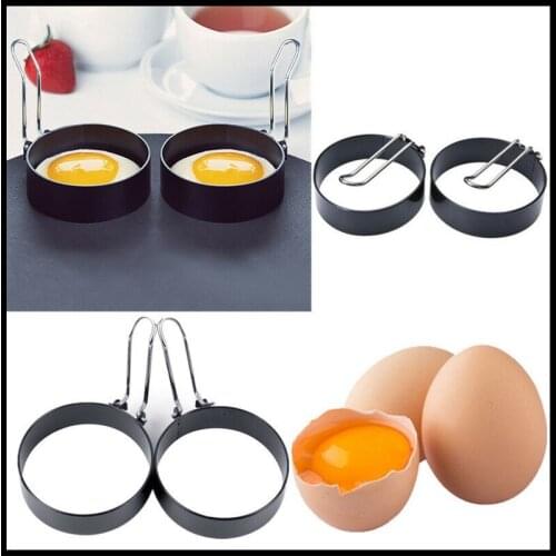 Stainless Steel Egg Omelet Creative Kitchen Stainless Steel Omelette Model Breakfast Fried Egg Ring Star Type Of Bread Moldel