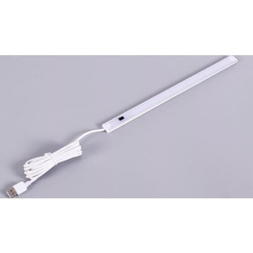 Hand-skimming Activated Motion Sensor Led Lamp Bar for Worktop Under Cabinet Wardrobe Cupboard Lighting USB 5V