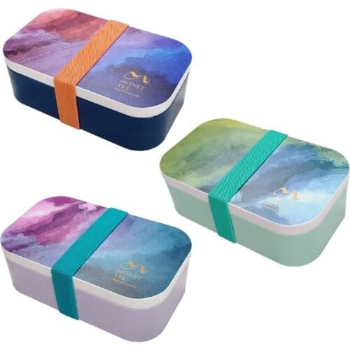 Portable Microwave Lunch Box Suitable for Employee Welfare Business Gifts for Awards and Commemorations Anti Scalding