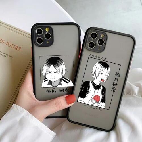 Haikyuu Anime Clear Phone Case For iPhone 11 12 Pro XS MAX XR X SE20 7 8 6 Plus Cartoon Oya Volleyball Hard PC Cover Matte Shell
