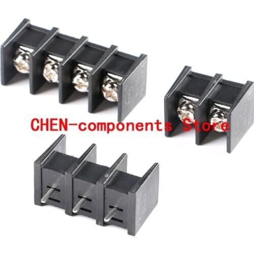 5pcs KF55C-10.0-2/3/4P Straight plug 300V/30A 10mm pitch fence type terminal middle pin