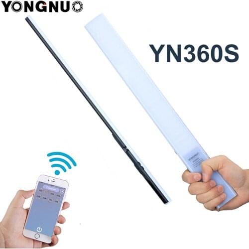 YONGNUO YN360S 3200K-5500K/5500K Handheld Ice Stick LED Video Light Phone App Control Lamp For Photo Camera Lighting