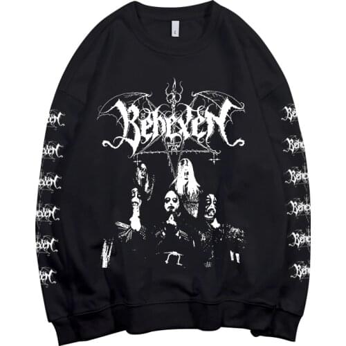 Finnish Band Behexen Pollover Sweatshirt rock hoodie heavy black metal sudadera rocker streetwear fleece Outerwear Punk