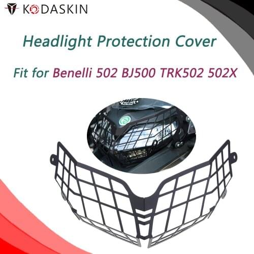 KODASKIN Headlight Protection Cover Grille Guard for Benelli 502 BJ500 TRK502 502X
