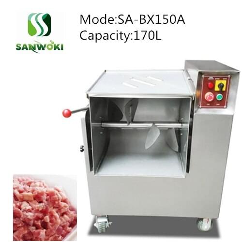 170L Large capacity Sausage Stirring Mixer Meat Mixing Machine meat blender machine Filling agitator stuffing meat mixer machine