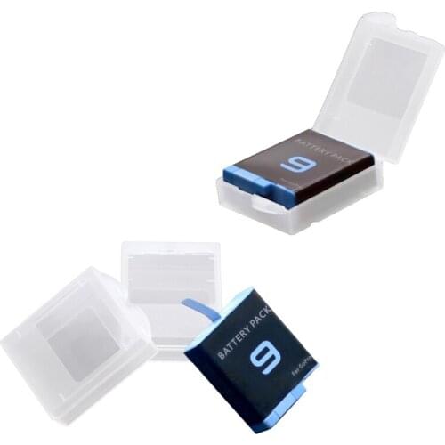 GoPro 9 Battery Protective Storage boxes Compatible With GoPro- Hero 9 8 7 6 5 4 Session Eken Waterproof Camera Accessories 2pcs