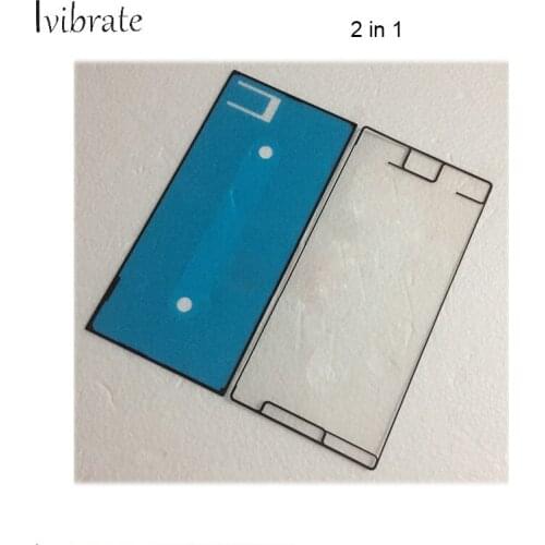 2 In 1 Original New Lcd Screen Back Cover Adhesive Glue For Sony Xperia XZ Premium G8142 G 8142 middle frame glue