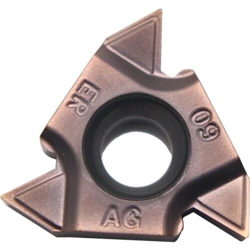 20pcs 16ERM AG 60 LF6018 tungsten carbide thread lathe blade for threaded lathe tool holder carbide inserts