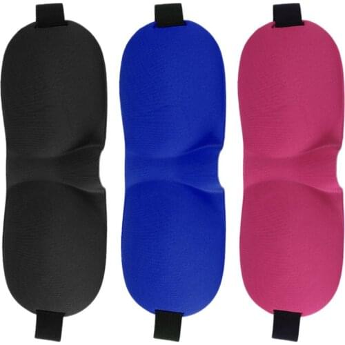 3D Soft Eye Sponge Cover Blinder Travel Sleep Aid Relax Mask Shade Blindfold New Hot New Soft Fashion 2colors Avalaible