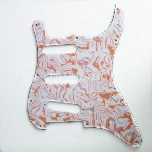 6pcs 3 Ply light purple shells Guitar Pickguard for Fender strat replacement
