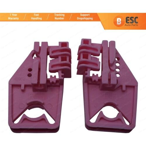 ESC EWR338 + EWR339 Window Regulator Clips Front Right 1 Z1837462 for Skoda Octavia MK2 1Z