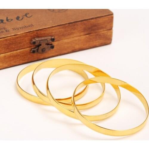 Bangrui Fashion Dubai Gold Jewelry Gold Color Bangles For Ethiopian Bangles & Bracelets Ethiopian Jewelry Bangles Gift