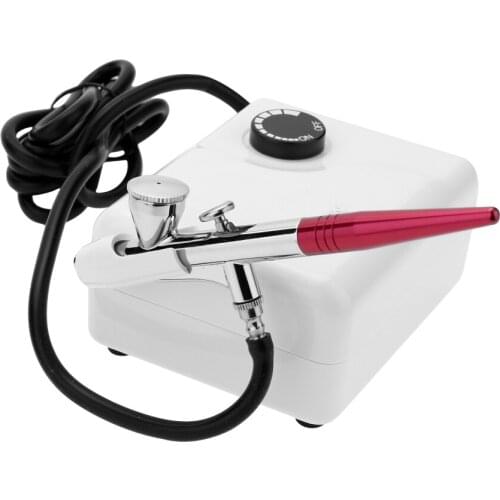 Dual Action Airbrush Air Compressor Kit Air Pump for Art Painting Tattoo Craft Cake Spray Pen Tool Set