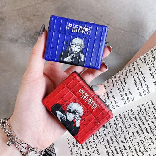 Cute Jujutsu Kaisen Silicone Earphone Shell For Apple Airpod 2/1 Cover For Airpod Pro 3 Earphone Case For Airpods Capa Fundas