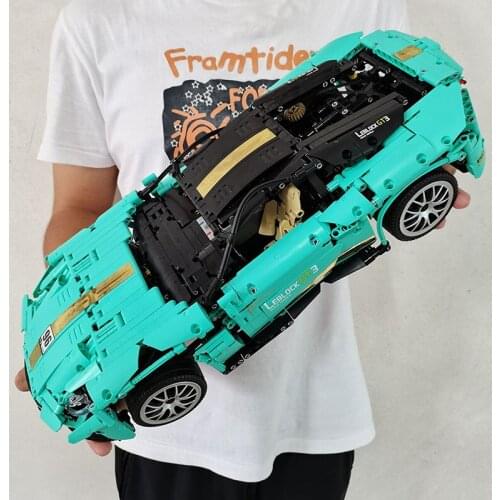 Super 18K K85 Sports Car Model Creativity MOC Racing Series Small Particles Assembled Building Blocks Boys Favorite Toy Gift