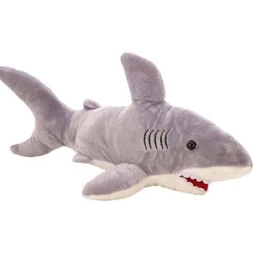 Shark Stuffed Animal Plush Toys Sofa Cushion Pillow Car Grey Pink Shark Plush Toy for Kids Girls Boys Birthday Gift Toy