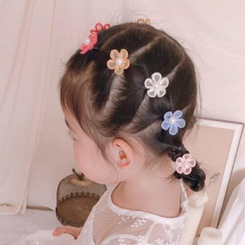 10Pcs / Set2020 Spring And Summer New ChildrenS Hair Ring Suit Girls Baby Cute Headdress
