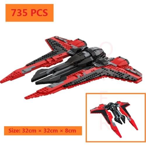 2021 NEW Tie Mauls Gauntlet Fighter Space Weapon MOC-32053 Educational Building Blocks Bricks DIY Toys For Kids Gifts Christmas