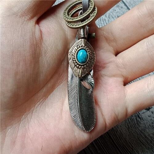 New Leather Rope Mens NecklaceFash Pendant Necklace Unique Origami Fish Necklace Geometric Fish Pendant Mens Necklace Jewelry