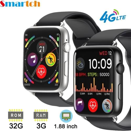DM20 Smart Watch 4G LTE Android 7.1 Smartwatch 3GB/32GB MTK6739 Quad Core Watch Phone 1.88" IPS WIFI GPS IP67 Waterproof Camera