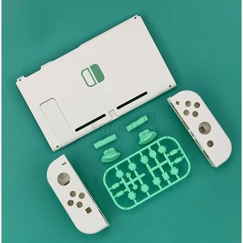 Replacement Shell Case for Nintendo Switch Console JoyCon Ivory White Housing Cover for NintendoSwitch Joy Con ZLZR SR SL Button