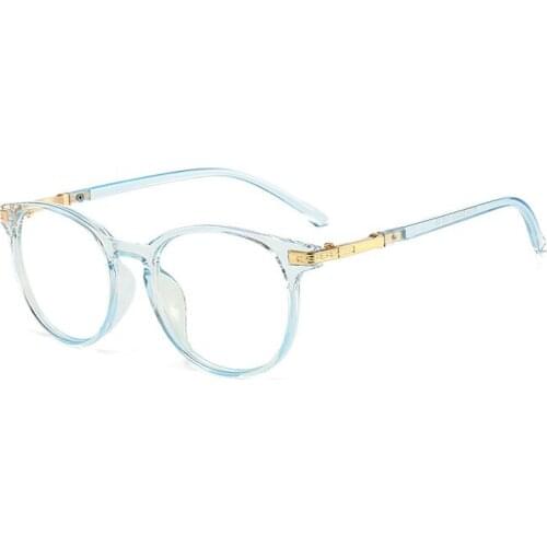 Women Anti Blue Ray Glasses Fashion Man Computer Gaming Glasses Frame Transparent eyeglasses Round clear lens goggles