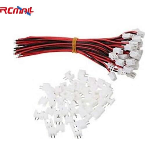 100PCS 2/3/4/5/6pin Micro JST PH2.0 Female Connector Plug 26AWG 20cm length with 2/3/4/5/6pin Male Socket