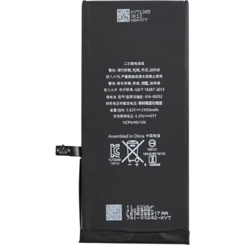 5pcs /lot 2900mAh 0 zero cycle Replacement Li-Polymer Battery For iPhone 7Plus 7+ 7 Plus Accumulator Batteries