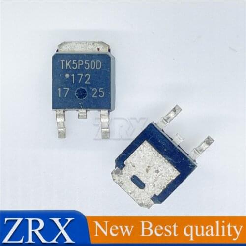 5Pcs/Lot New original TK5P50D TO-252 n-channel 500V 5A MOS FET