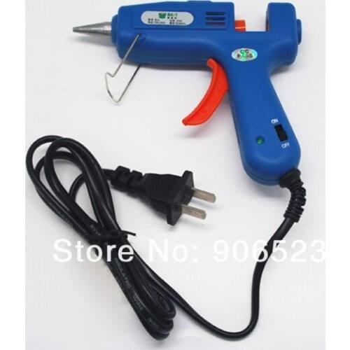 Free shipping BEST-B-A 20W 110V-220V blue Hot Melt Glue Gun Dia 7mm electronic tools