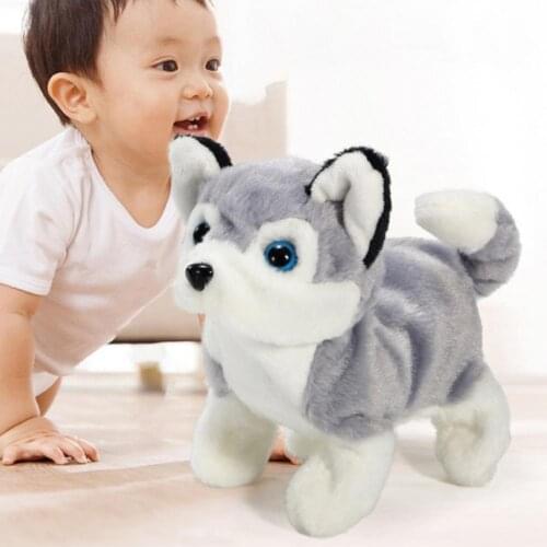Kids Plush Walking Barking Retriever Puppy Electronic Interactive Pet Dog Toy Educational Toys for Children Baby Kid Gifts