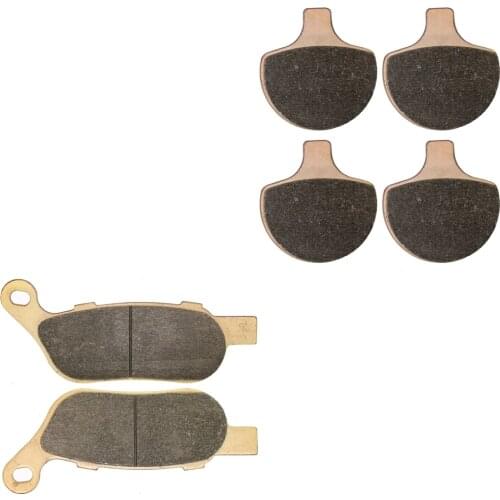 Disc Brake Pads Set fit for HARLEY Street FLSTSB 1584 Softail Cross Bones 2008 2009 Front Rear