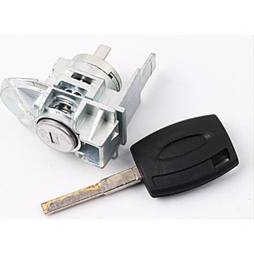 OEM Left Door Lock Cylinder For Ford Fiesta With 1PC Key Replacement Auto Door Lock Cylinder Locksmith Tool