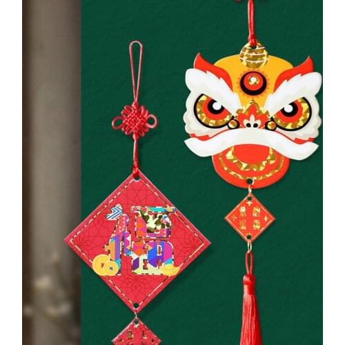 Chinese Style Cartoon Pendants New Year Living Room Home Ornaments Spring Festival Decorations New Year