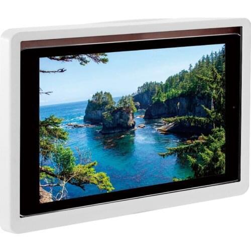 Bathroom Shelves IPAD Storage Box Shower Chase Watch Video Waterproof And Anti-fog Sealed Wall Mount Portable Perforated Stand