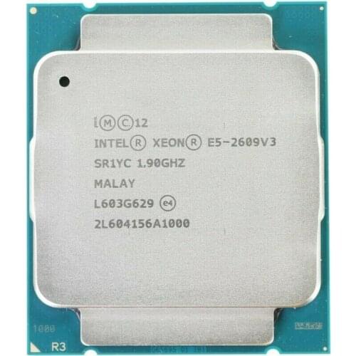 Intel Xeon E5 2609 V3 1.9GHz 15MB 6Core 85W Socket LGA 2011-3 SR1YC Processor CPU